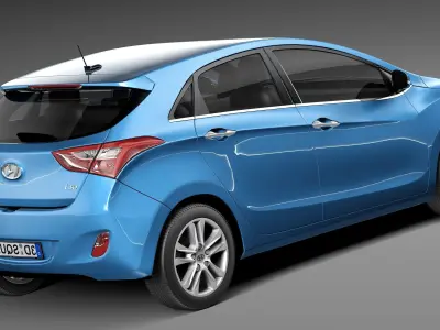 Hyundai I30 2013 3D model