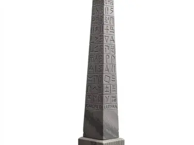 Ancient Stone Obelisk model pack Low-poly 3D model