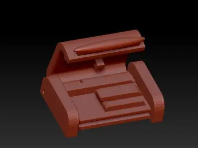 lock clasp for bracelet chain Free 3D print model