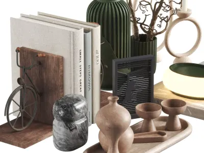 Decorative set 13 3D model purchase