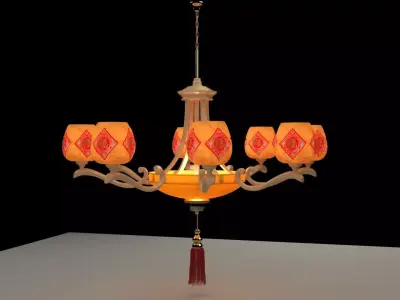 Chinese  lantern  3D model purchase