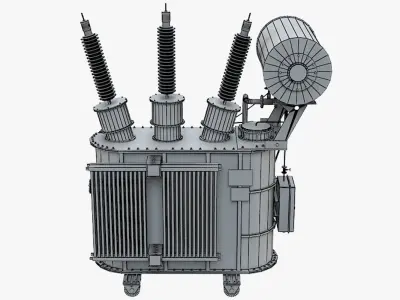 Electrical Transformer 6 3D model