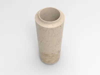 Sumti Vase Low-poly 3D model