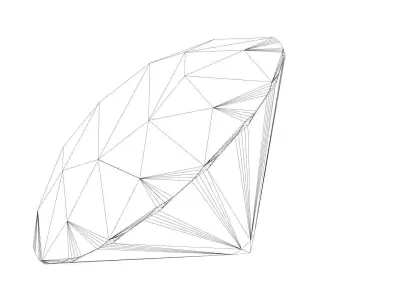 Brilliant Shape Gem 3D print model