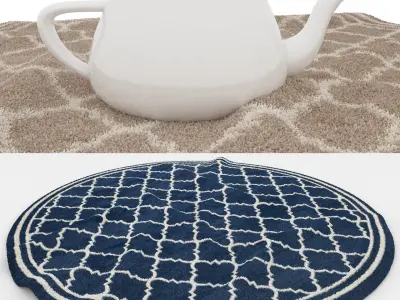 Rugs No 49 Low-poly 3D model