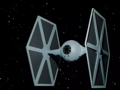 TIE Fighter Free 3D model