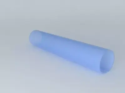 Glass Cylinder Tunnel Free 3D model