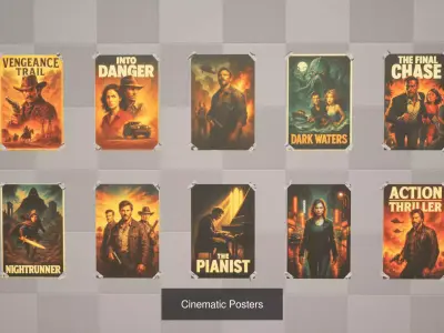 Ultimate Posters 3D Collection 10 Unique Themed Packs