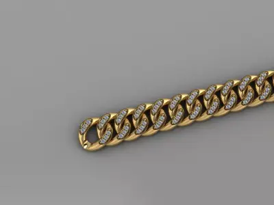 Bracelet Diamond  3D print model purchase