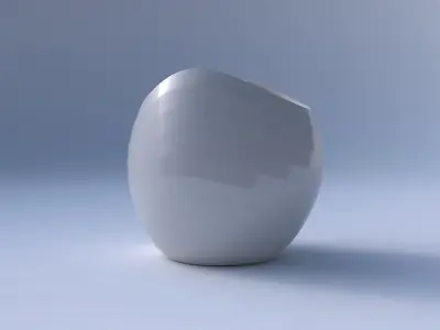 Bowl compressed 3 with small horizontal sections 3D print model