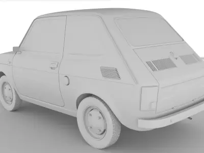 Fiat 126p 1978 3D model
