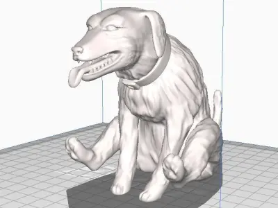  Funny Dog paperweight 3D print model