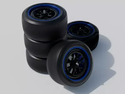 F1 2026 TYRES 3D model