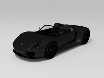 Porsche 918 spyder 3D model