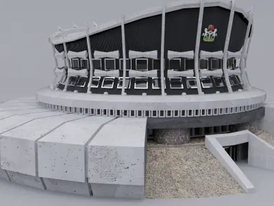 Nigeria National Theatre 3D model