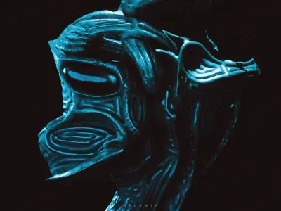 Anstrasza alien head 3D model