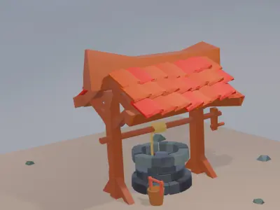 well model Free 3D model