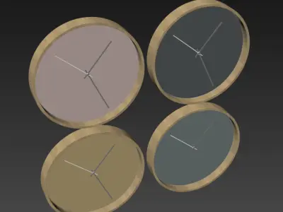 wall watch 1 3D model