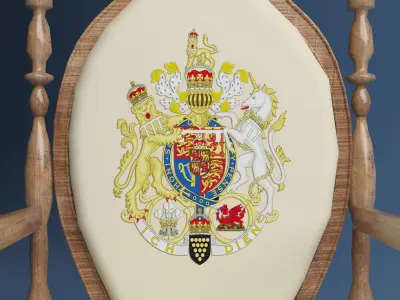 Luxury Chair 4K 3D model