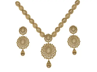 Indian Traditional Necklaces 3D print model