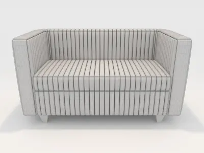 Sofa 2 Seater 18 3D model