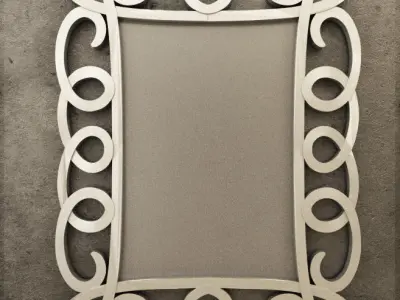 modern mirror frame Free 3D model