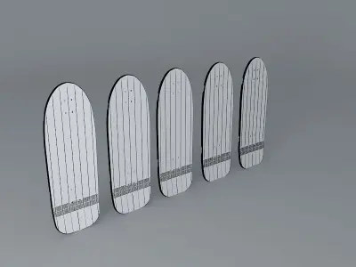 80s Powell Peralta skateboard decks Free 3D model