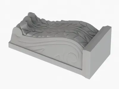  Scroll Corbel 32 3D model