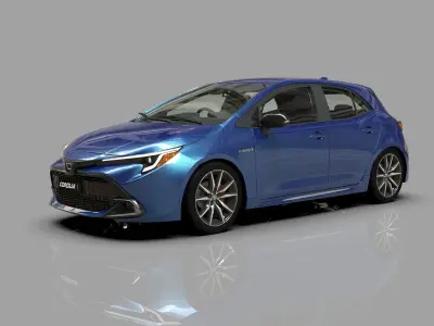 Toyota Corolla sport hatchback 2020-2023 Organizing 3D model
