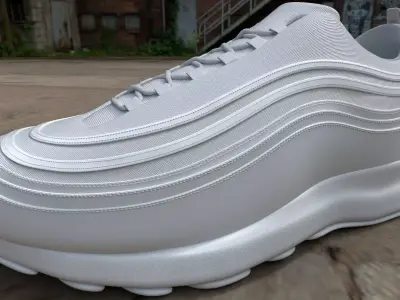Shoes 3D model nike air max 3D model