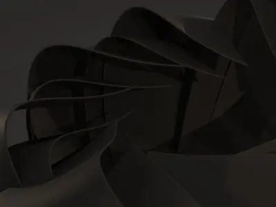 Abstract Petal 3D model