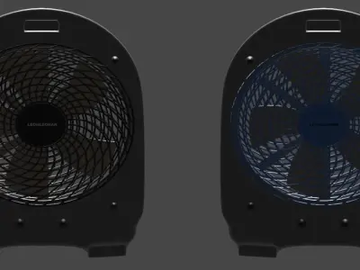 Table fan    Ventilador de mesa Free 3D model