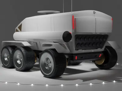 Mars Toyota Rover Space model 3D model