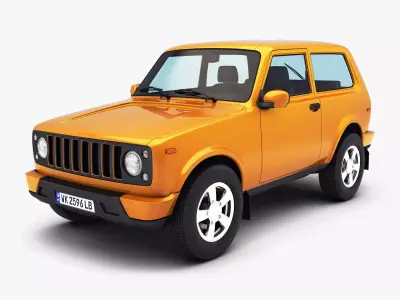 Compact SUV v 1 3D model