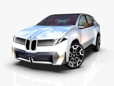 New Concept Car B  Low-poly 3D model