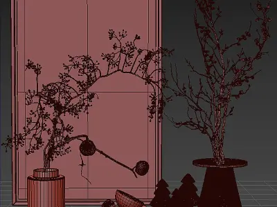 Decorative set 8 3D model