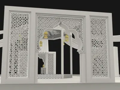 Ramadan tent  3D model