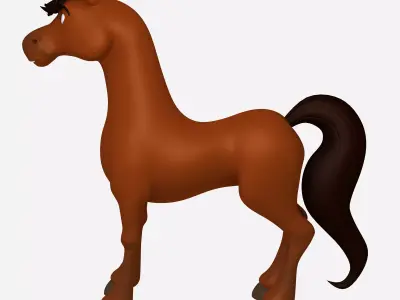 Horse 3D model