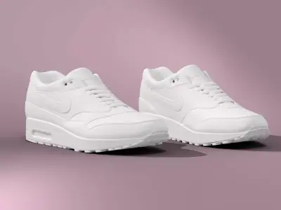 Nike sneakers shoes high poly 3D model