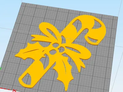 CHRISTMAS WALL DECORATION 3D print model