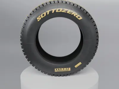 Pirelli IceSottoZero J1 WRC snow tire 3D model