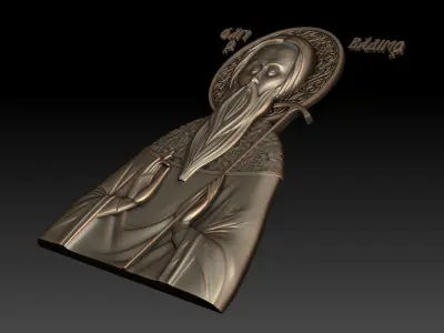 Saint Bademus of Persia 3D model