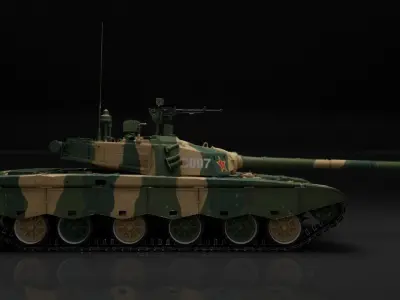 Type 98 MBT 3D model