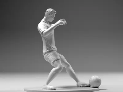 Footballer 02 Sledge Strike 01 Stl 3D print model