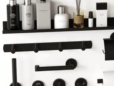 Bathroom accessories 30 3D model