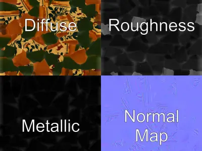 Artisan Pottery Bowl with HandPainted Motifs model pack Low-poly 3D model