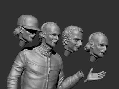 NIKI LAUDA 3D print model