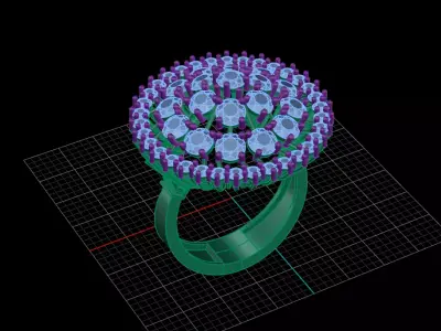 jewelry ring 334 Free 3D print model