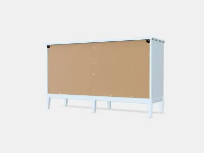 IDANAS Chest of 6 drawers 3 Low-poly 3D model