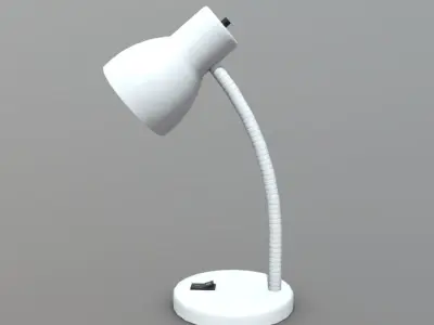 Lamp 2 desk Free low-poly 3D model